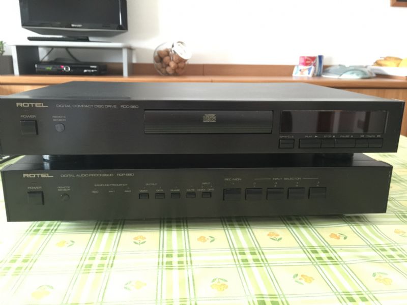 √ Rotel Rdd-980 + Rotel Rdp-980 Occasione Usato - Codice 143915