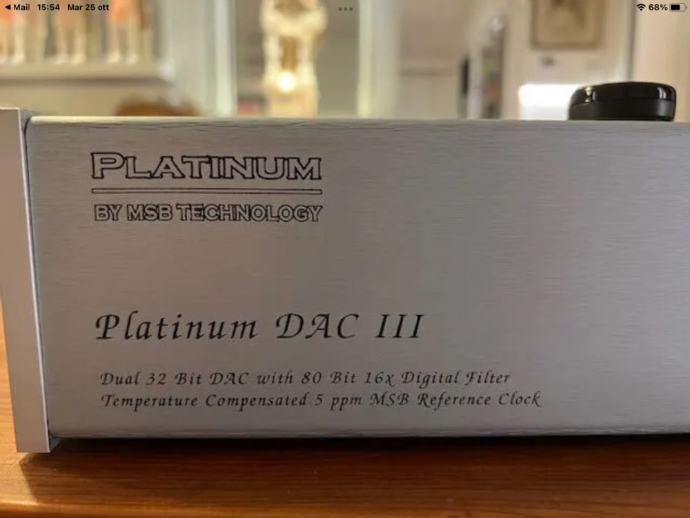 √ Msb Audio Platinum Dac Iii Signature Occasione Usato - Codice 320877